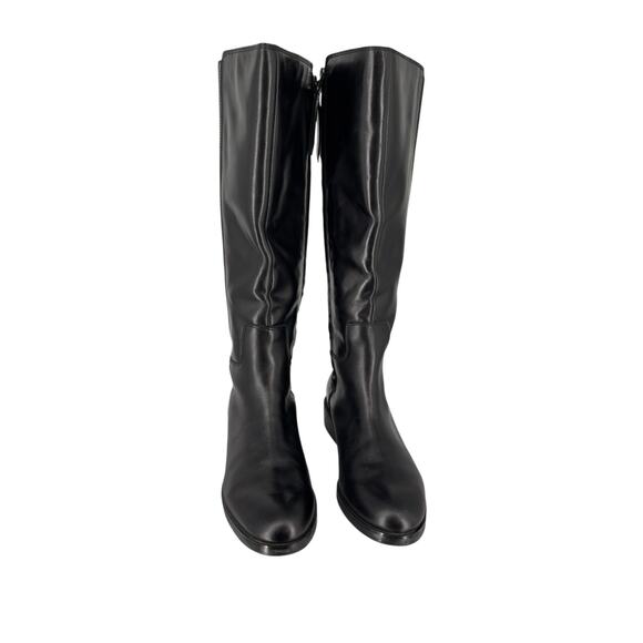 Clarks Marquette Silk Black Leather Boots Size 9M Equestrian Riding Classic - Picture 5 of 14